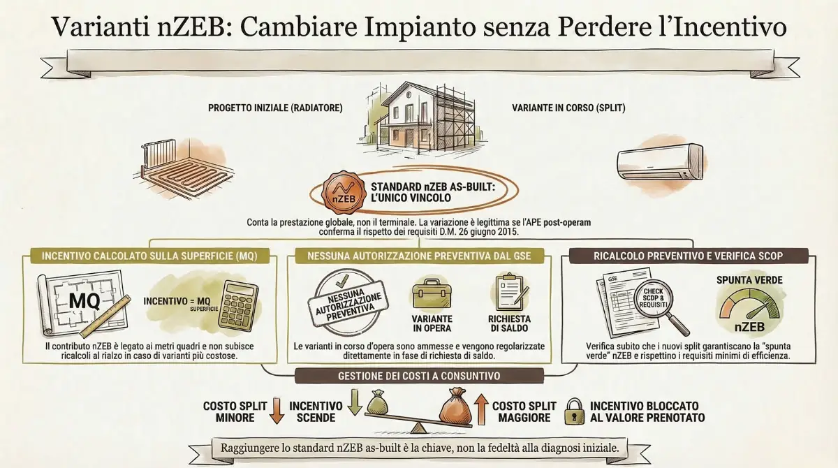 Conto termico 3.0 cambio impianto in corso d'opera