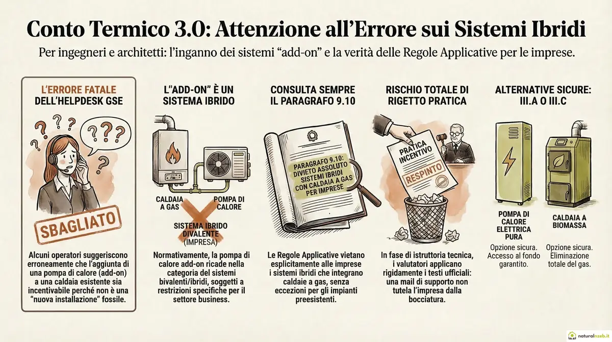 Errore conto termico 3.0 sistemi add-on per imprese