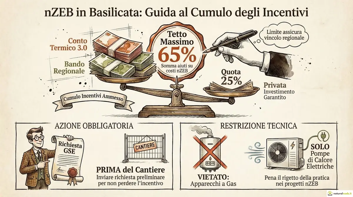 Posso cumulare conto termico 3.0 con bando regionale?